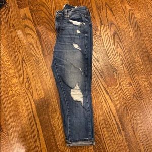 garage dark washed jeans